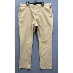 Old Navy Mens Ultimate Tech Khaki Pants Slim Built In Flex Business Career 36X30
